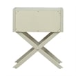 Pemberly Row 1 Drawer Accent Table with Full Extension Guide in Green