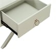 Pemberly Row 1 Drawer Accent Table with Full Extension Guide in Green