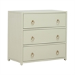 Pemberly Row 3 Drawer Accent Cabinet with Full Extension Guides in Green