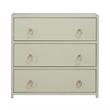 Pemberly Row 3 Drawer Accent Cabinet with Full Extension Guides in Green