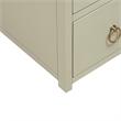 Pemberly Row 3 Drawer Accent Cabinet with Full Extension Guides in Green