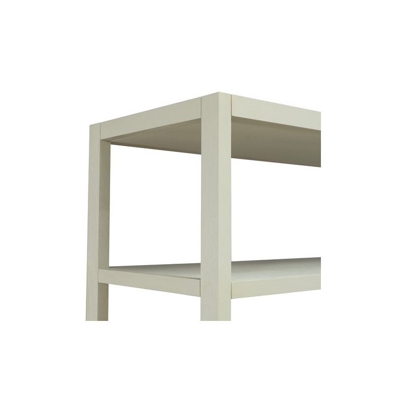 Pemberly Row 6 Shelf Accent Bookcase with Drawer in Green Mist Finish