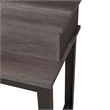 Pemberly Row Console Bar Table with Charging Station in Greystone