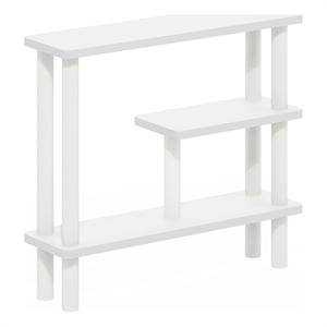 Pemberly Row Slim Space Saving Storage Rack with Safety Edges in White