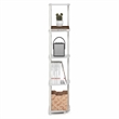 Pemberly Row 5-Tier Open Frame Corner Toolless Bookshelf in White