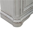 Pemberly Row Accent Cabinet with Rounded Pilasters and Distressing in White