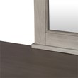 Pemberly Row Dresser and Mirror in Weathered Linen with Felt Lined Drawers