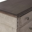 Pemberly Row Dresser and Mirror in Weathered Linen with Felt Lined Drawers