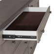 Pemberly Row Dresser and Mirror in Weathered Linen with Felt Lined Drawers