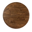 Pemberly Row 3 Piece Dining Set with Expandable Round Wood Table in Brown