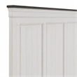 Pemberly Row White King Panel Headboard with Bolt On Rail System