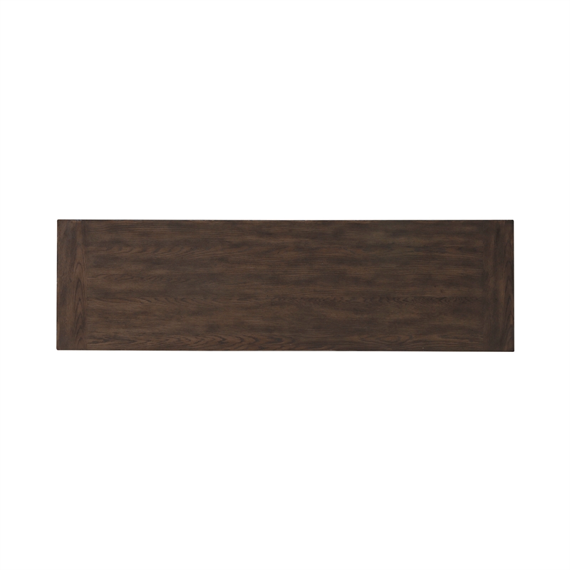 Pemberly Row 8 Drawer Dresser with Cedar Lined Drawers in Saddle Brown