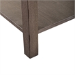 Pemberly Row Dark Gray Drawer Chair Side Table with Dovetail Construction
