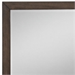 Pemberly Row Dark Gray Mirror with Heavy Distressing and Beveled Case