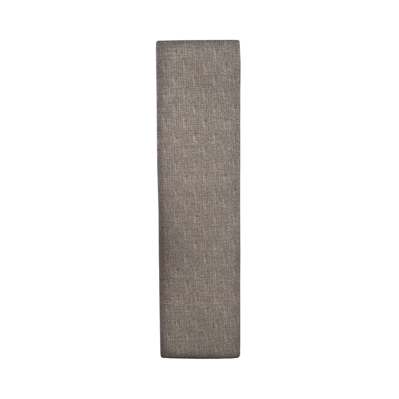 Pemberly Row Counter Height Dining Bench with Trestle Base in Gray