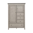 Pemberly Row Door Chest with Adjustable Shelves in Weathered Linen