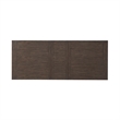 Pemberly Row Trestle Table Set with Easy Glide Leaf in Brown