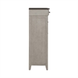 Pemberly Row 5 Drawer Chest with Cedar Lined Drawers in Weathered Linen