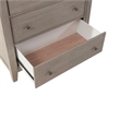 Pemberly Row 5 Drawer Chest with Cedar Lined Drawers in Weathered Linen