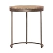 Pemberly Row Nesting Tables with Greystone Marble & Pewter Iron Base