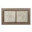 Pemberly Row Off White Rectangular Ceiling Tile Cocktail Table with Dovetail