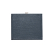 Pemberly Row One Drawer Accent Table with Brass Ring Hardware in Navy