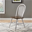 Pemberly Row 3-Piece Drop Leaf Dining Set in Wood and White Finish