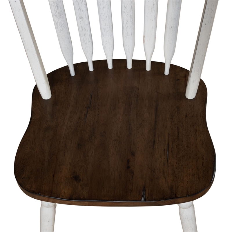 Pemberly Row 3-Piece Drop Leaf Dining Set in Wood and White Finish