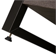 Pemberly Row Melamine Entertainment Center with Piers in Gray