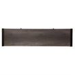 Pemberly Row Melamine Entertainment Center with Piers in Gray