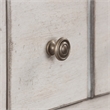 Pemberly Row White 5 Drawer Chest with Cedar Lined Drawers and Dovetail
