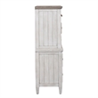 Pemberly Row White 5 Drawer Chest with Cedar Lined Drawers and Dovetail