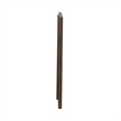 Pemberly Row Landscape Mirror with Picture Frame Trim in Dusty Taupe