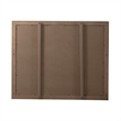 Pemberly Row Landscape Mirror with Picture Frame Trim in Dusty Taupe