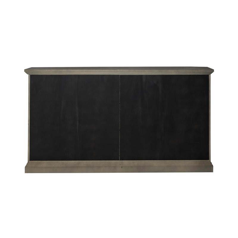 Pemberly Row Buffet with Dovetail Drawers and Felt Lining in Havana Brown