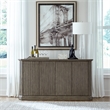 Pemberly Row Buffet with Dovetail Drawers and Felt Lining in Havana Brown