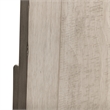 Pemberly Row Queen Storage Bed with Crown Detail in Weathered Linen