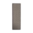 Pemberly Row Gray Dining Bench with Polyester Linen and Block Legs