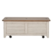 Pemberly Row 3-Piece Cottage Style Set in Antique White & Chestnut Finish