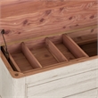 Pemberly Row 3-Piece Cottage Style Set in Antique White & Chestnut Finish