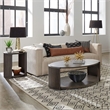 Pemberly Row 3-Piece Coffee Table and End Table Set in Coffee Bean