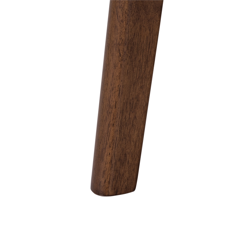 Pemberly Row Space Saver Round Gathering Table in Satin Walnut Finish