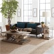 Pemberly Row 3-Piece Wood Cocktail Table Set in Burnished Beige