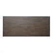 Pemberly Row Light Brown 5 Drawer Chest with Felt Lined Top Drawers