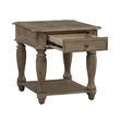 Pemberly Row Magnolia Manor 3-Piece Set in Weathered Bisque Finish