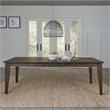 Pemberly Row 7 Piece Rectangular Table Set with Spindle Back Chairs