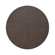 Pemberly Row Pedestal Table Set with Bracket Feet and Leaf Track in Brown