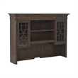 Pemberly Row 5 Piece Executive Desk Set in Saddle Brown Wood Finish