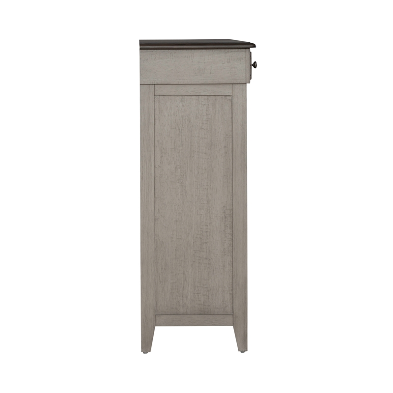 Pemberly Row 11 Drawer Chesser with Cedar Lined Drawers in Weathered Linen