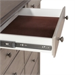 Pemberly Row 11 Drawer Chesser with Cedar Lined Drawers in Weathered Linen